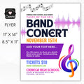 band concert flyer templates